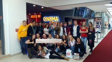 Návštěva kina - třída 9.a