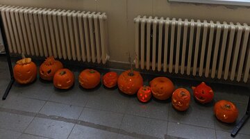 Odpolední dýňování s rodiči.