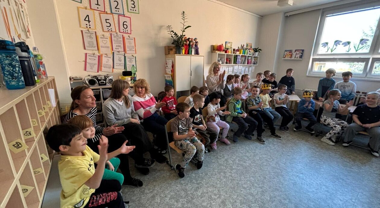 Vystoupení žáků 4.A s Mgr. I. Fryčovou