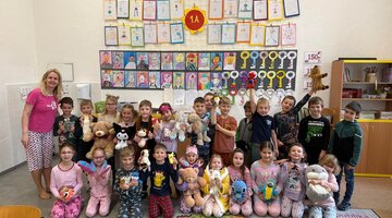 "Pyžamka a plyšáci" - tematický den na Seifertce