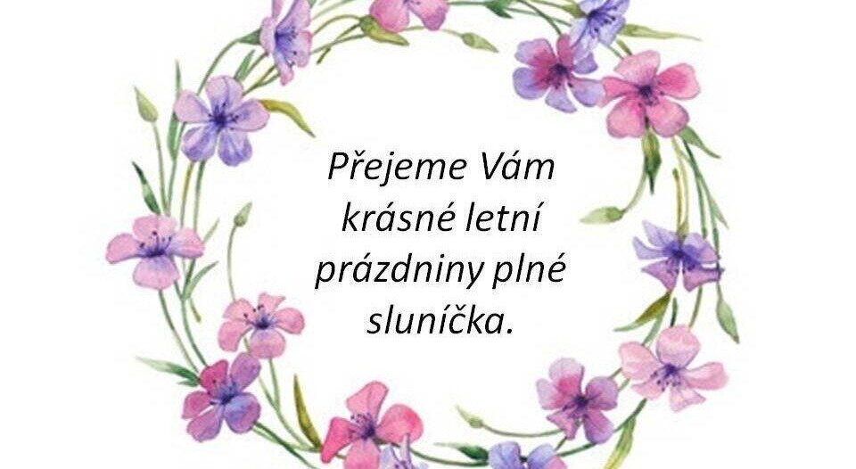Krásné prázdniny!