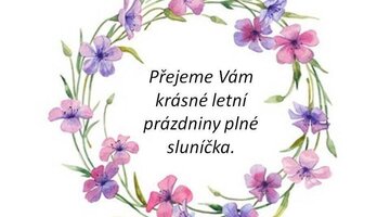 Krásné prázdniny!